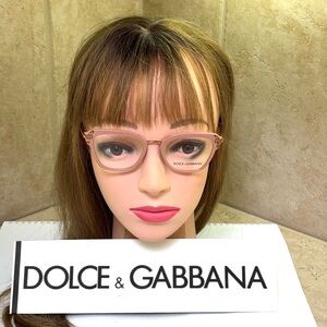 New Dolce & Gabbana DG5052 3245 Nude Butterfly shaped Eyeglasses